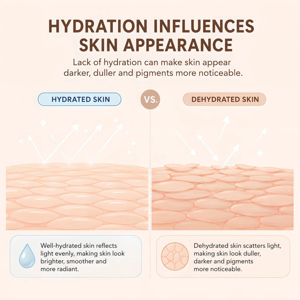 Hydration Influences Skin Appearance